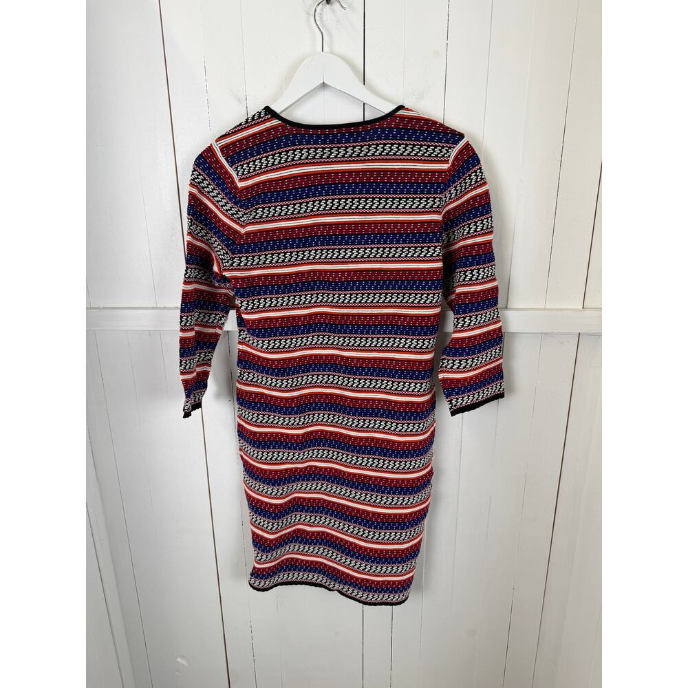 CATHERINE Malandrino Multicolor A-Line Dress Size L NWT